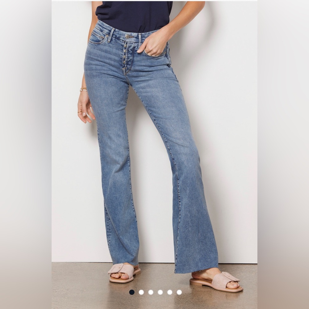 Good American "Good Legs Flare Jean"